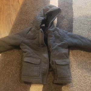 Grey pea coat